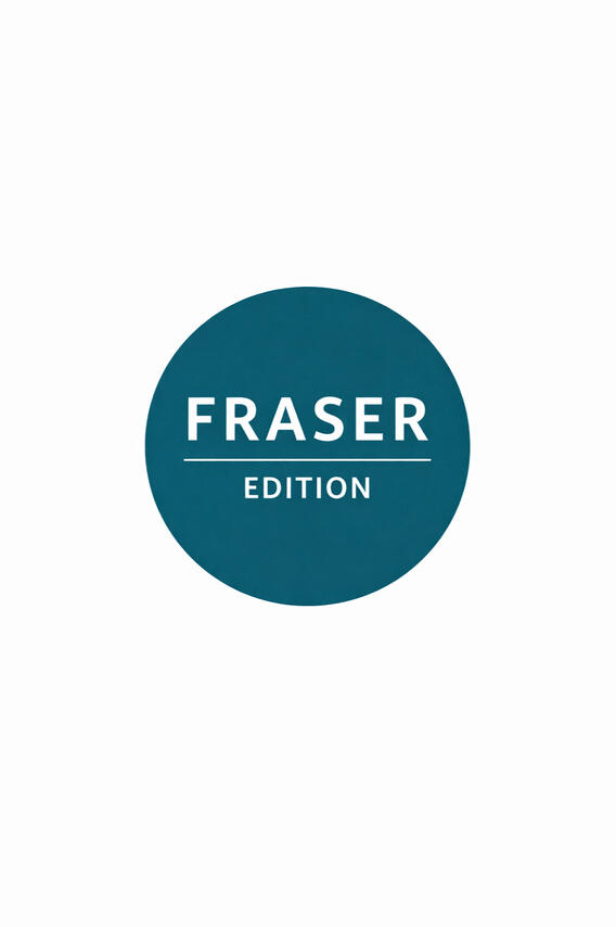 The Listener’s Room — Jesse Ulmer Designed by MetaDesign, the new Fraser Edition logo reflects our core belief that language moves like a current. Its circular form echoes the flow of the Fraser River, suggesting continuity, attention, and quiet transformation. The clarity of the design mi